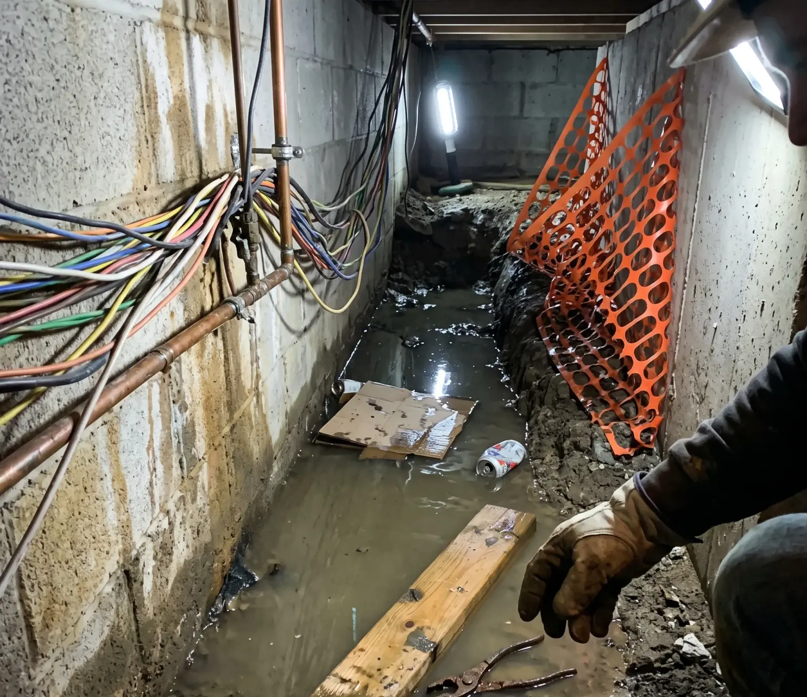 Air Handler and Duct Mold water damage in Nashville, TN