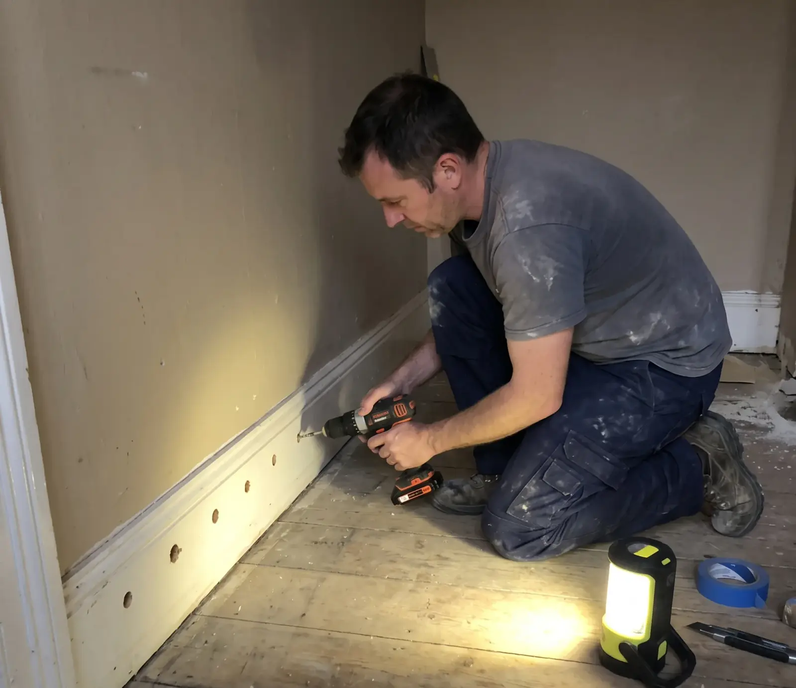 AC Condensate Line Clog water damage in Nashville, TN