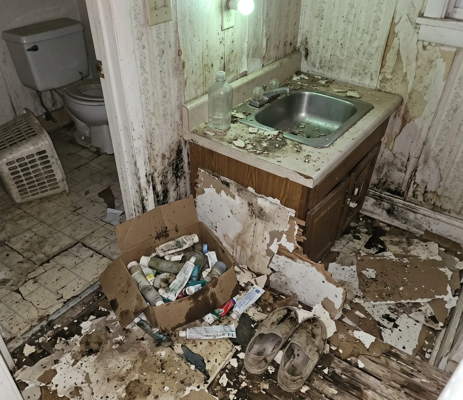 Attic Mold water damage in Nashville, TN